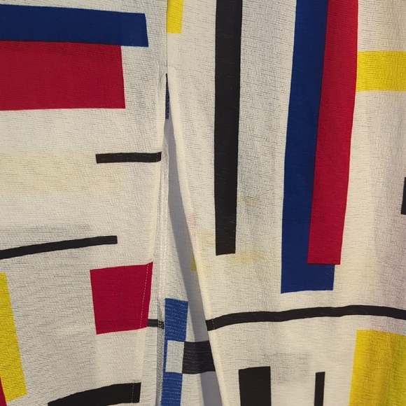 Colorful Geometric Print Dress - Picture 5 of 7